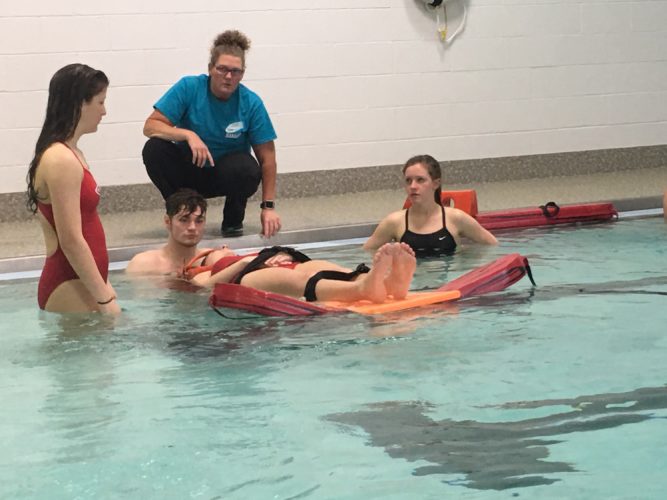 Lifeguard training,