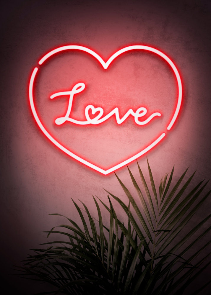 love neon sign