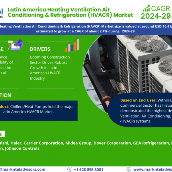 Latin America Heating Ventilation Air Conditioning & Refrigeration (HVACR) Market