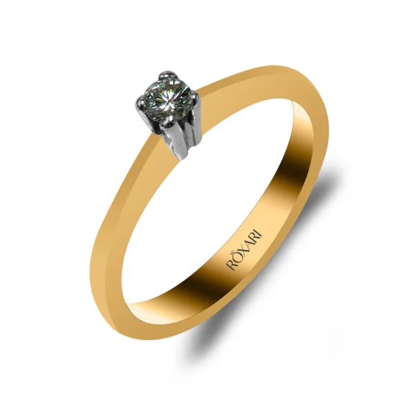 Gold and Diamond Ring