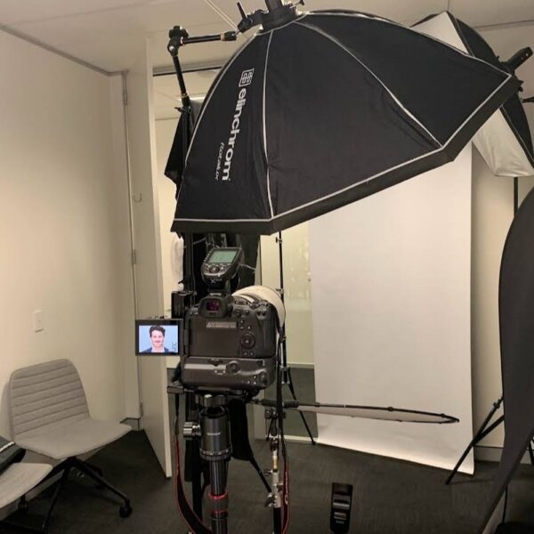 Professional Headshot Photography Setup by HeroShot