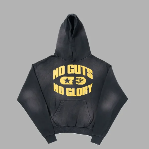 Black Hellstar No Guts No Glory Hoodie