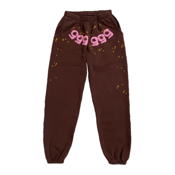 Sp5der Classic Sweatpant Brown