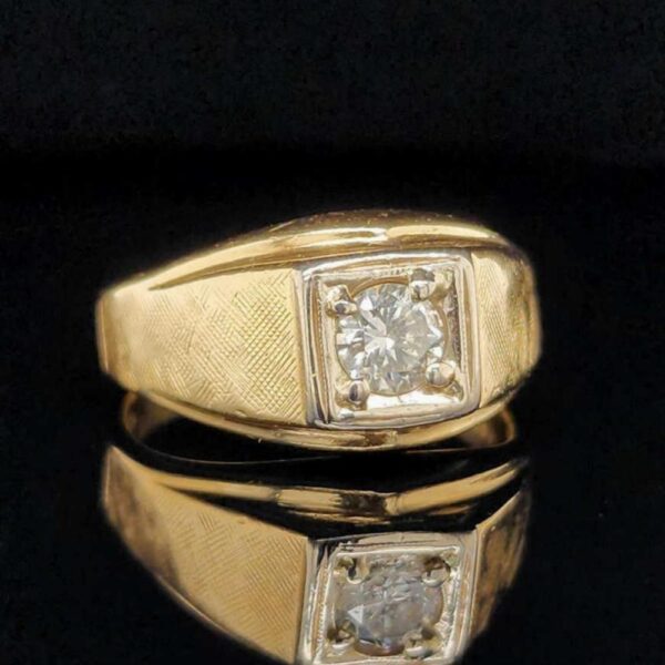 Men's Gold and Diamond Rings