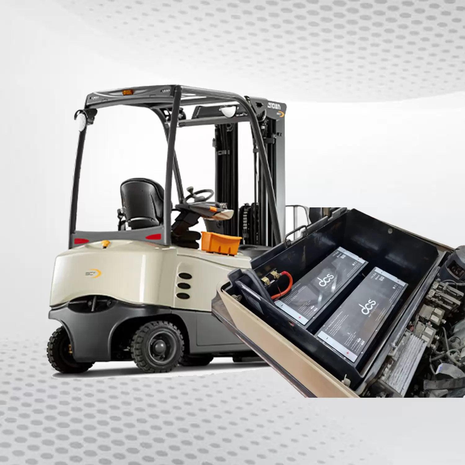 lithium ion forklift battery