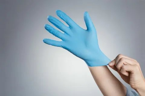 latex disposable gloves